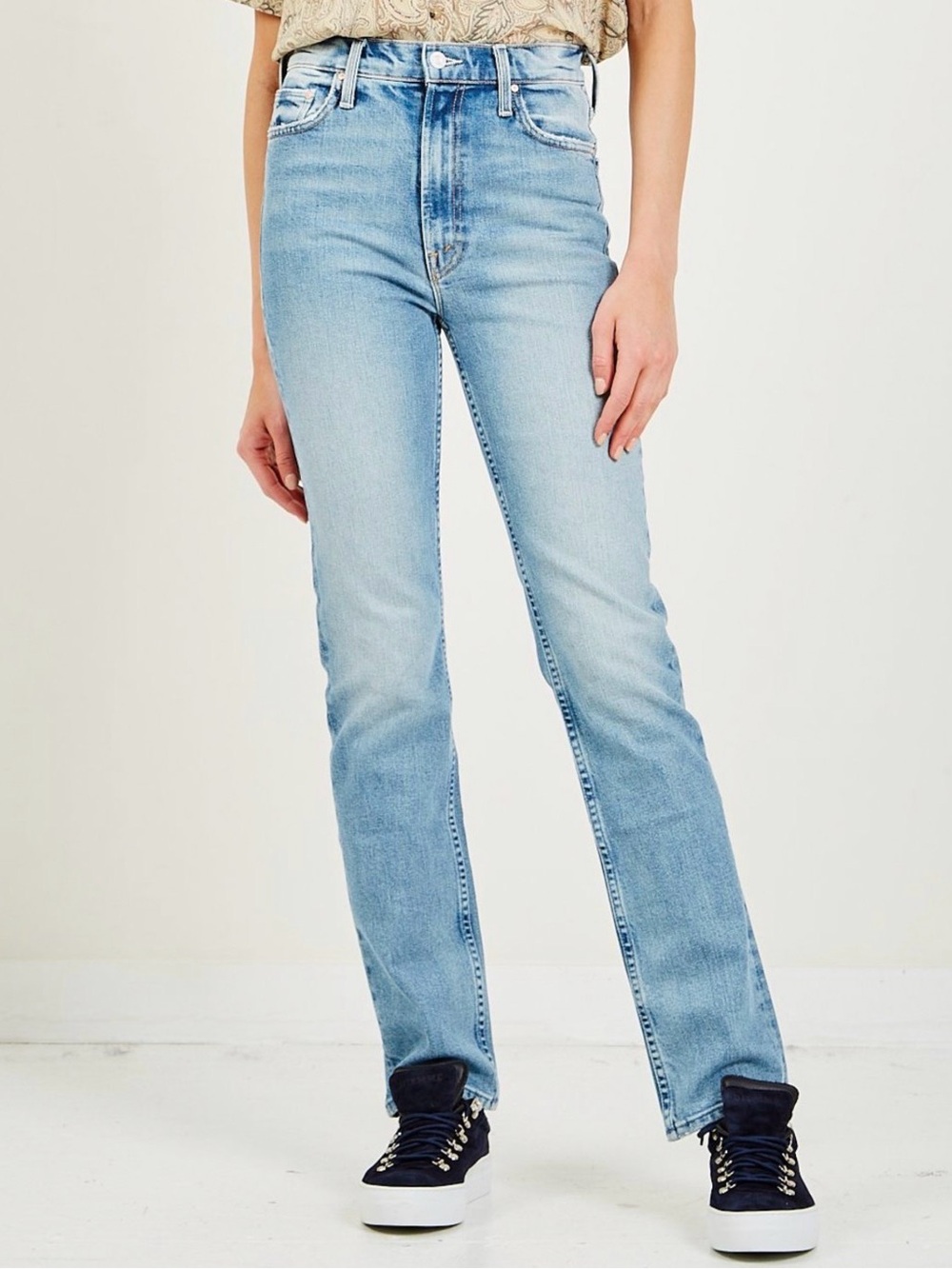Mother Denim High Waisted Rider Skimp Jeans Size 27 - Give it Up